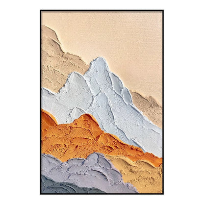 Textured Mountain Landscape Canvas Artwork Homeandso