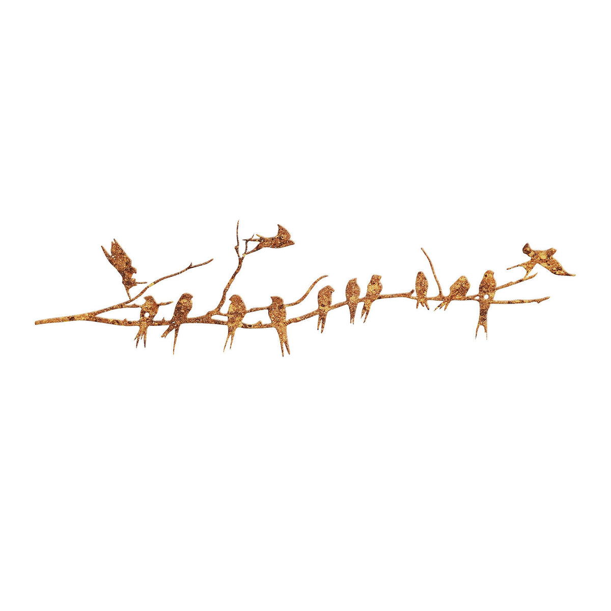 Decorative Metal Bird Wall Art Homeandso