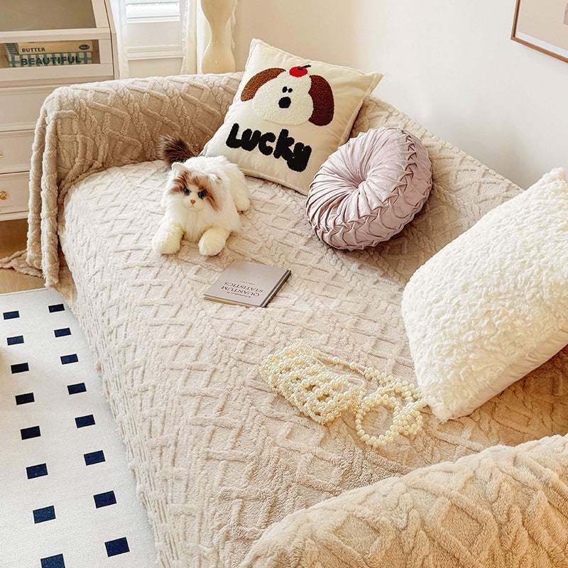 Cozy Butterfly Pattern Sofa Throw Blanket
