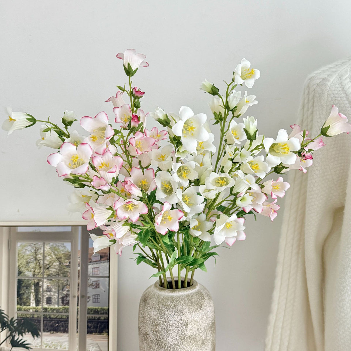 Artificial Bellflower Stem Arrangement