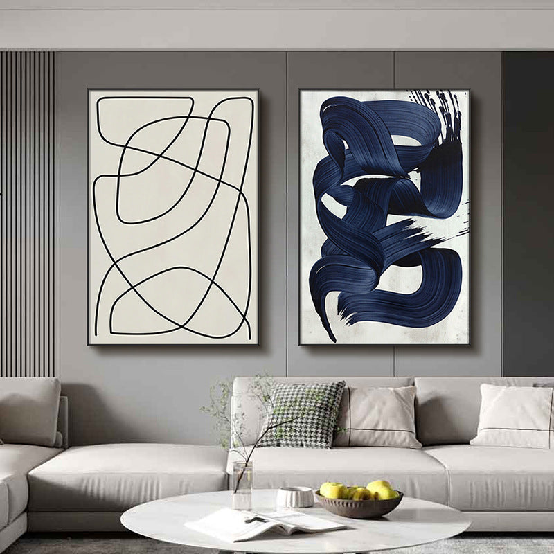 Abstract Brushstroke Wall Art Homeandso
