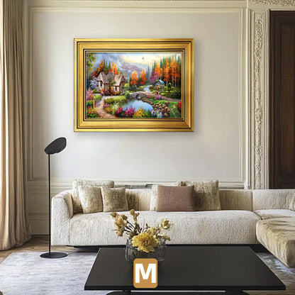 Decorative Framed Nature Landscape Artwork Homeandso