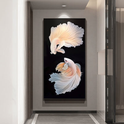Artistic Fish Illustration Wall Art Homeandso