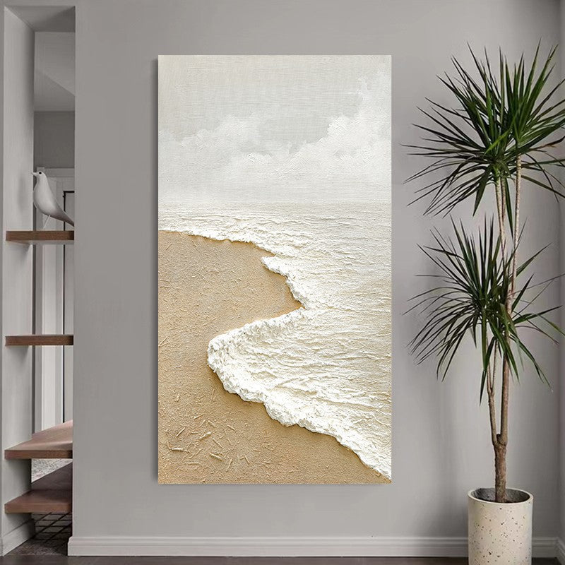 Textured Coastal Scene Wall Art Homeandso