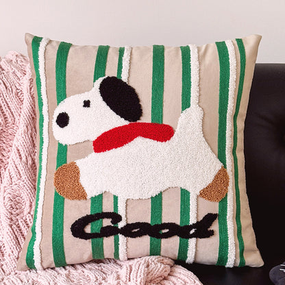 Star-Shaped Plush Cushion