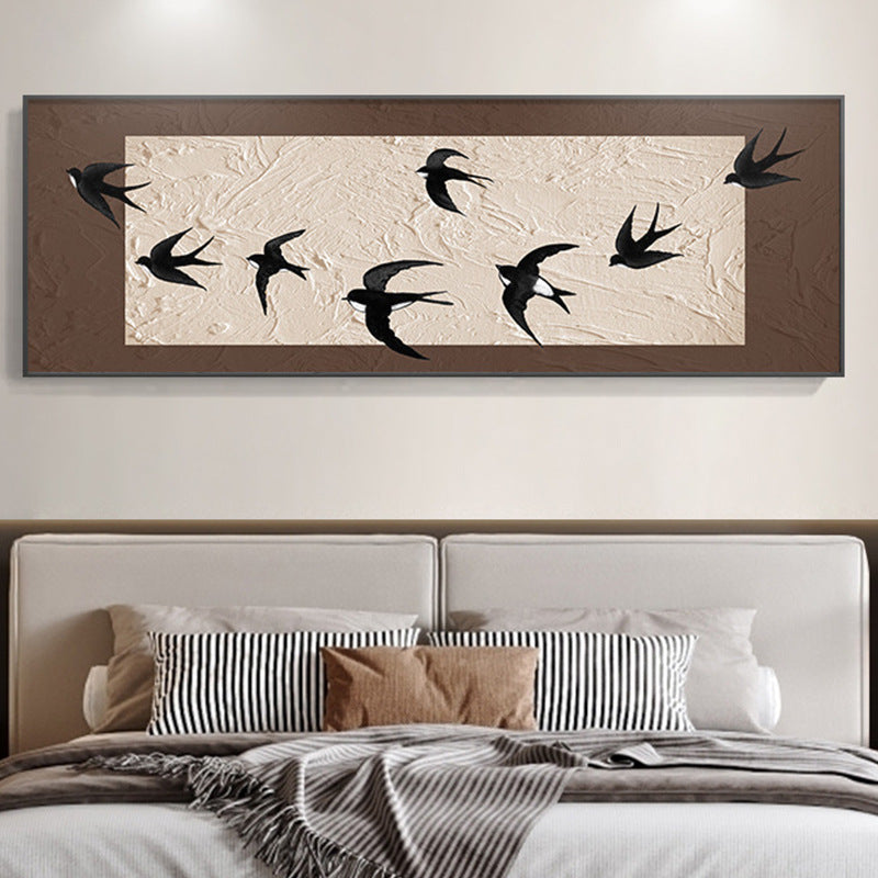 Artful Bird Silhouettes Framed Wall Decor Homeandso