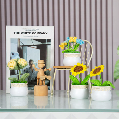 Elegant Round Ceramic Planter Homeandso