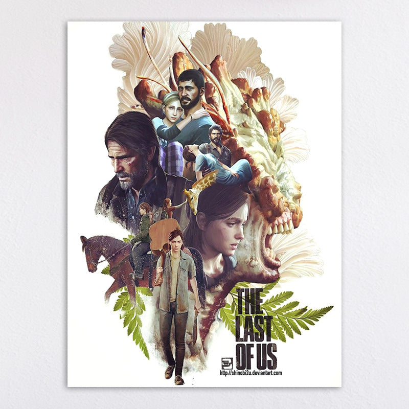 The Last of Us Part II Character Wall Art Homeandso