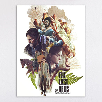 The Last of Us Part II Character Wall Art Homeandso