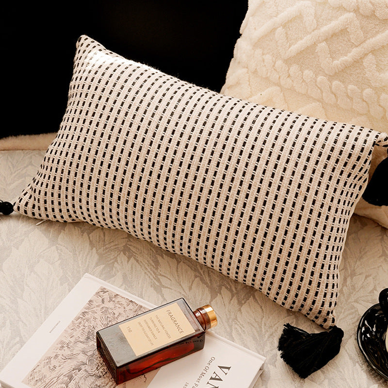 Decorative Botanical Print Accent Pillow