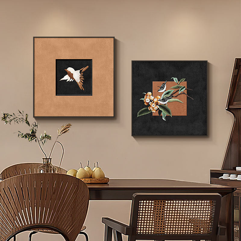 Framed Decorative Bird Artwork Homeandso