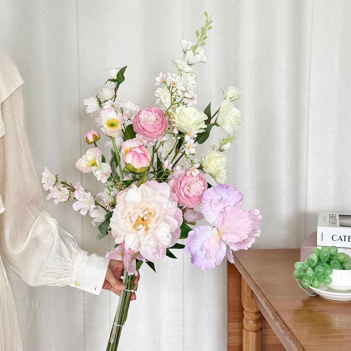 Lifelike Floral Bouquet Arrangement