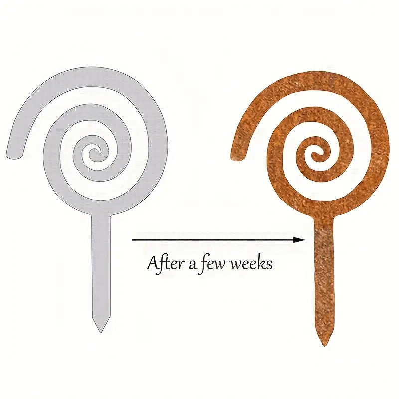 Decorative Garden Spiral Ground Stakes Homeandso