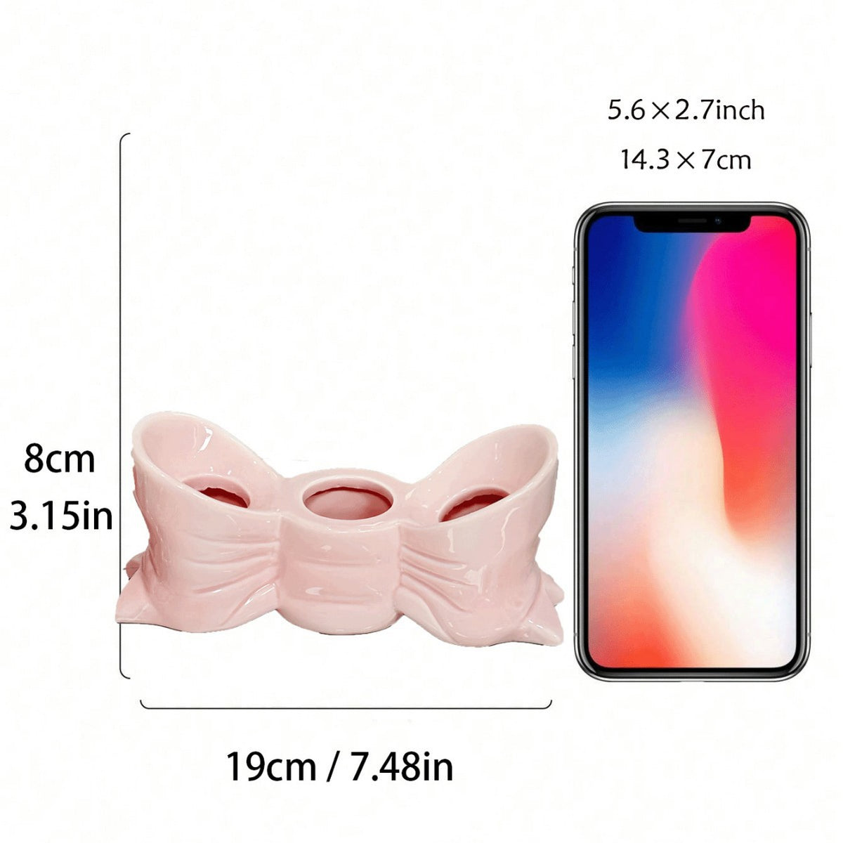 Bow-Shaped Phone Holder Homeandso