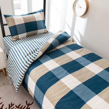 Modern Plaid Bedding Set Homeandso