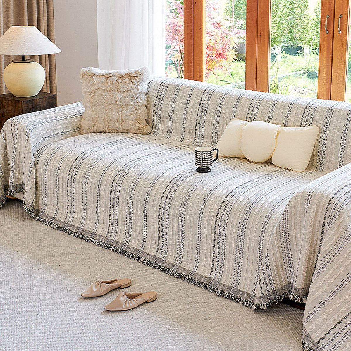 Cozy Textured Throw Blanket