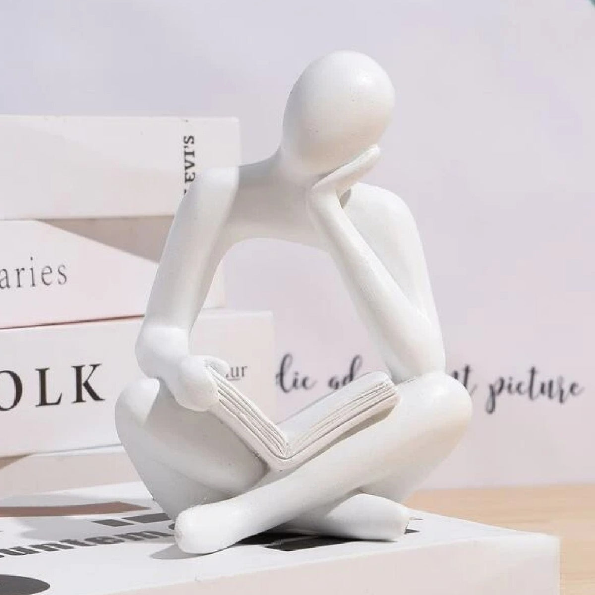 Artistic Reading Figurine Homeandso