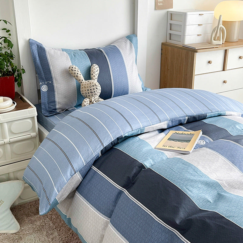 Modern Plaid Bedding Set Homeandso