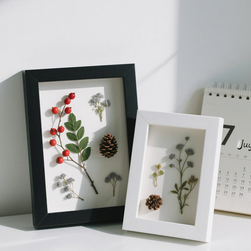 Framed Botanical Art Display