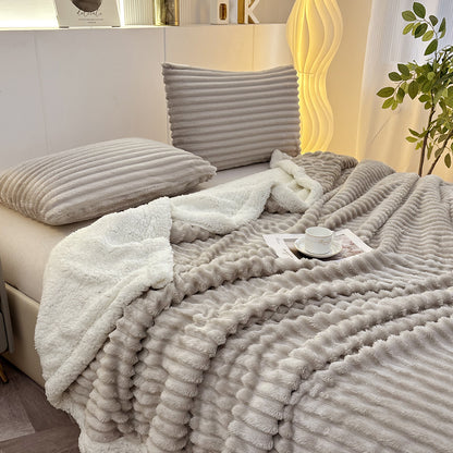Luxurious Textured Throw Blanket