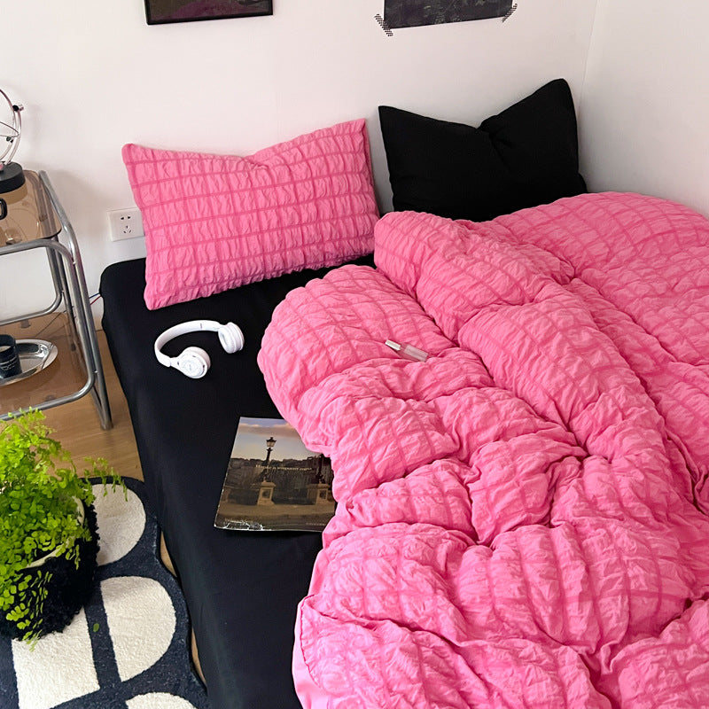 Luxurious Quilted Bedding Set Homeandso