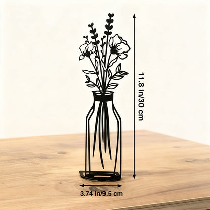 Home Décor Metal Floral Vase Holder Homeandso