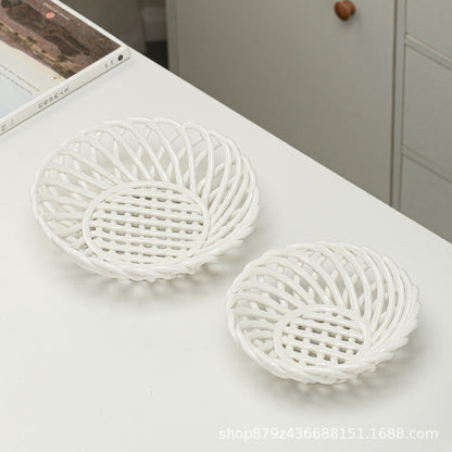 Woven Ceramic Decorative Bowl Homeandso