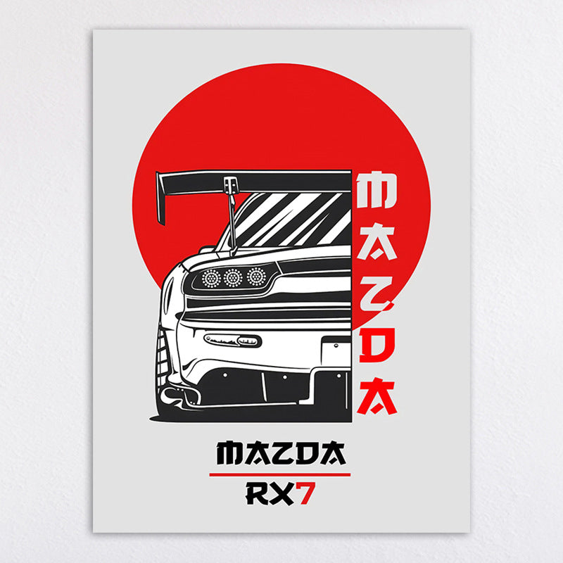 Automotive Art Print Homeandso