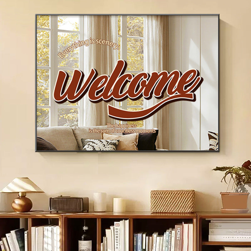 Decorative Welcome Wall Art Homeandso