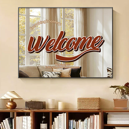 Decorative Welcome Wall Art Homeandso