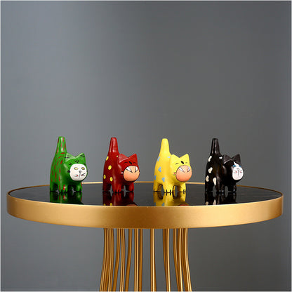 Decorative Cat Figurines Homeandso
