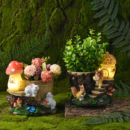 Decorative Garden Dog Lamp Homeandso