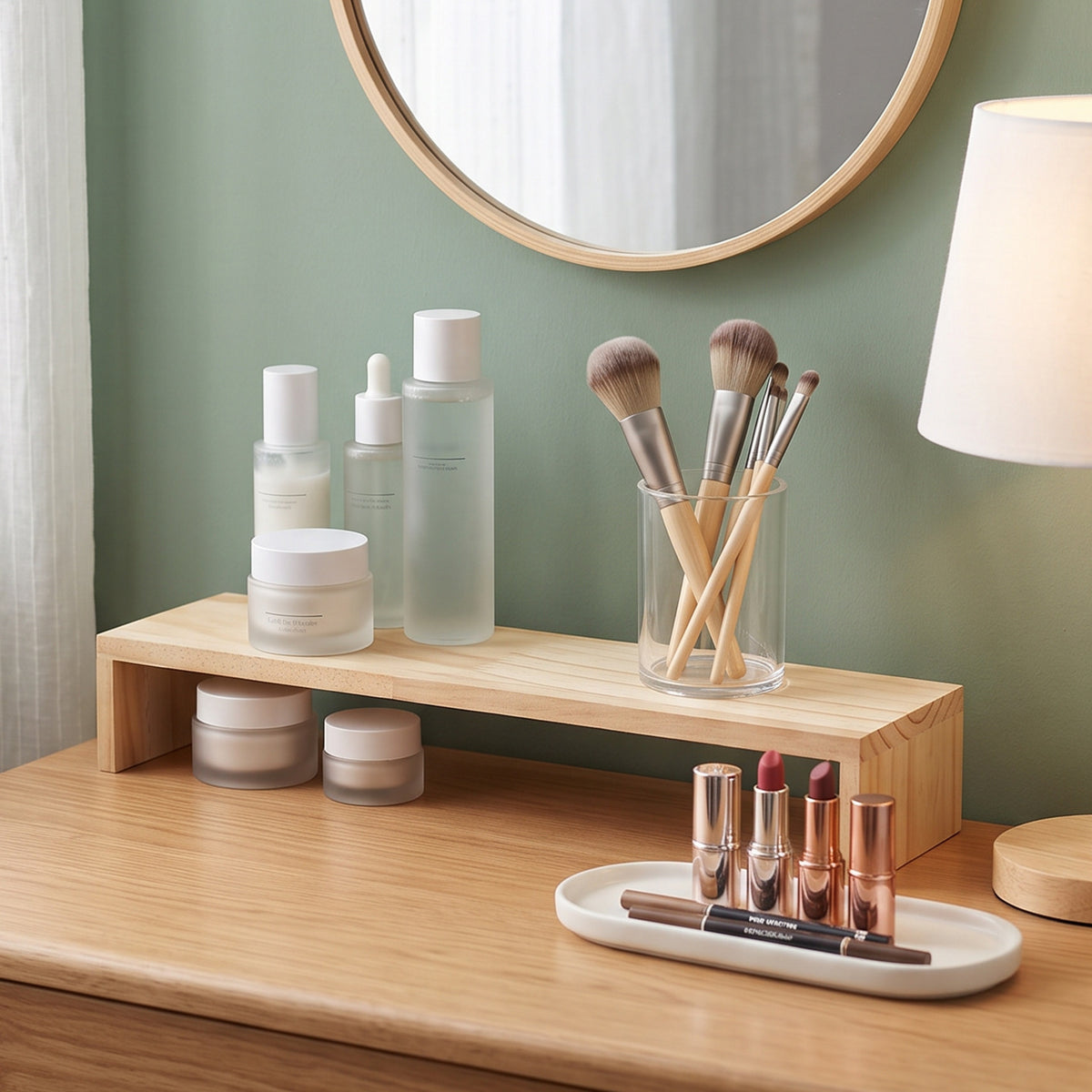 Wooden Minimalist Display Stand Homeandso