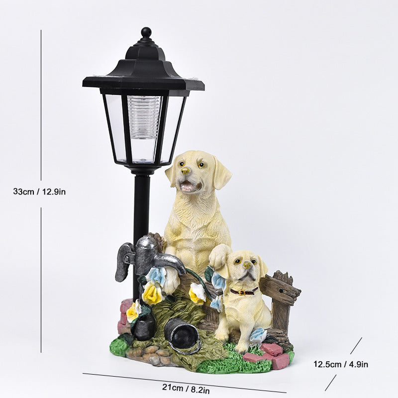 Decorative Dog Lantern Homeandso
