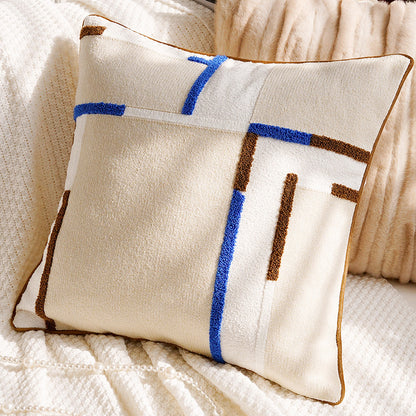 Geometric Patterned Decorative Pillow