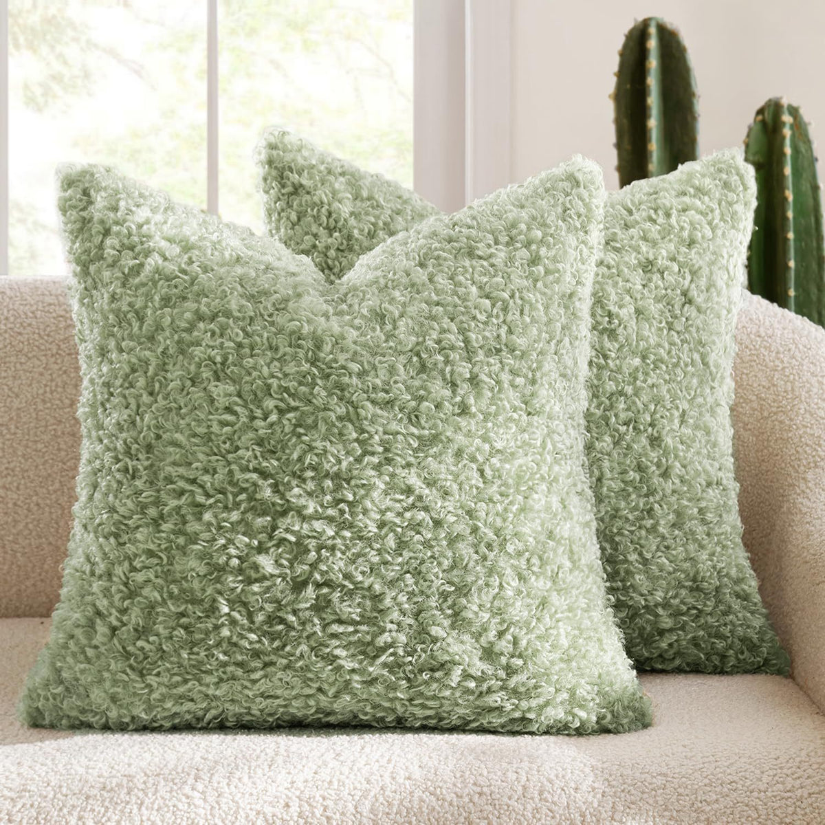 Plush Textured Decorative Cushion