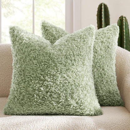 Plush Textured Decorative Cushion