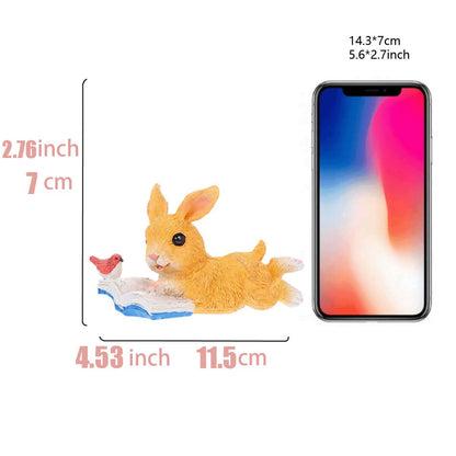Delightful Bunny Figurine Homeandso
