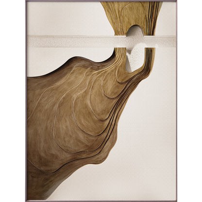 Abstract Flowing Landscape Framed Art Print Homeandso