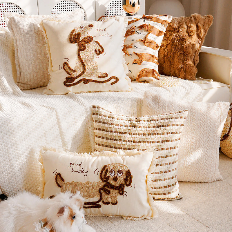 Decorative Floral Pattern Pillow