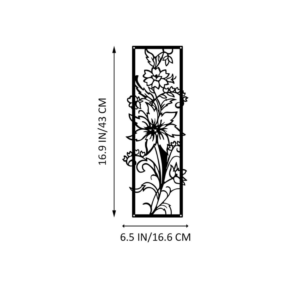 Decorative Floral Scroll Wall Art Homeandso