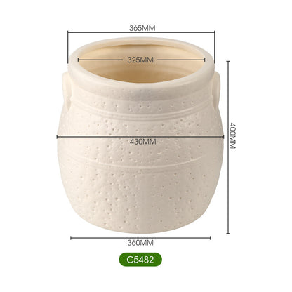 Textured Ceramic Flower Planter Homeandso