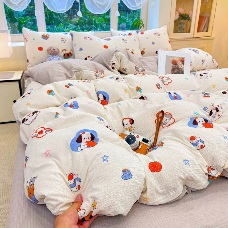 Playful Cartoon-Themed Bedspread Set Homeandso