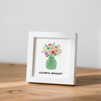 Framed Floral Art Print