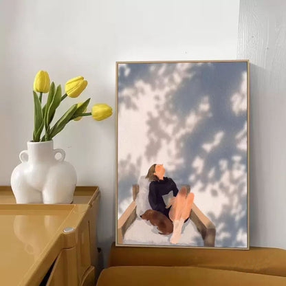 Framed Dreamy Landscape Art Print Homeandso