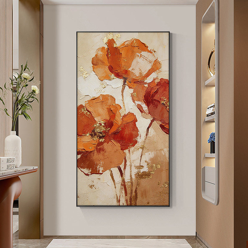 Floral Abstract Canvas Wall Art Homeandso