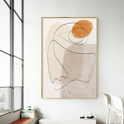 Abstract Framed Line Art Homeandso