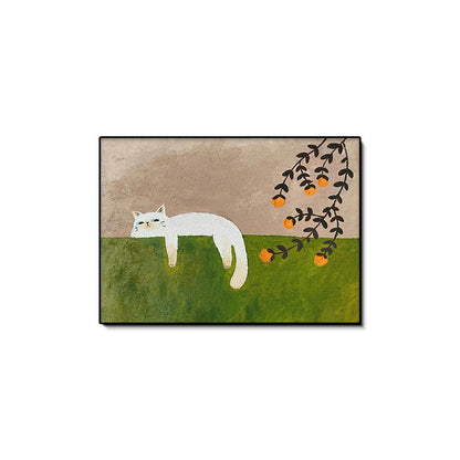 Artistic Cat-Themed Canvas Wall Art Homeandso