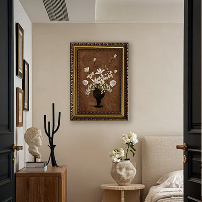 Elegant Framed Floral Art Print Homeandso