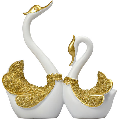 Elegant Swan Decorative Figurine Homeandso